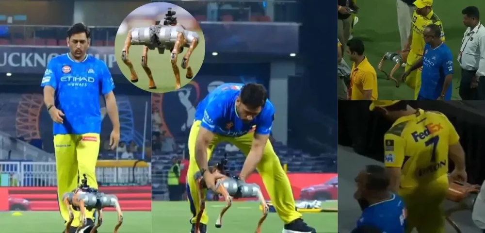 What is Robo dog? MS Dhoni was spotted playing with it in IPL 2025