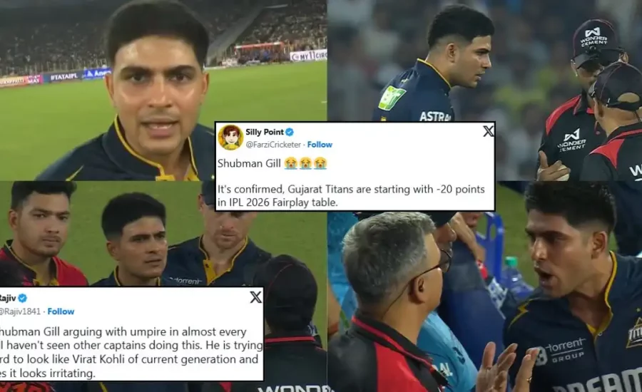 Netizens lambast Shubman Gill for his repeated arguments with umpires in GT vs SRH IPL 2025 clash