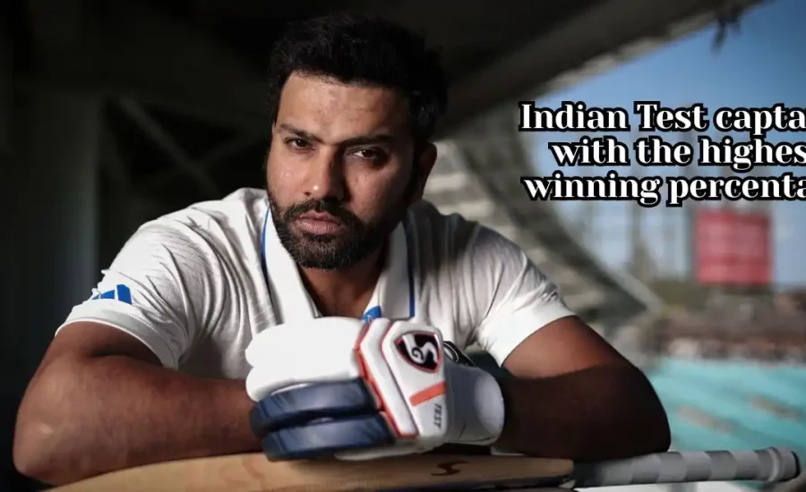 Top 5 Indian Test captains with the highest winning percentage ft. Rohit Sharma