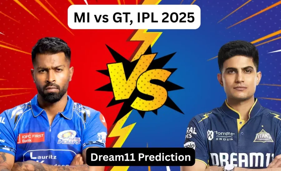 MI vs GT, IPL 2025: Dream11 Prediction, Fantasy Cricket Tips and Pitch Report | Mumbai Indians vs Gujarat Titans