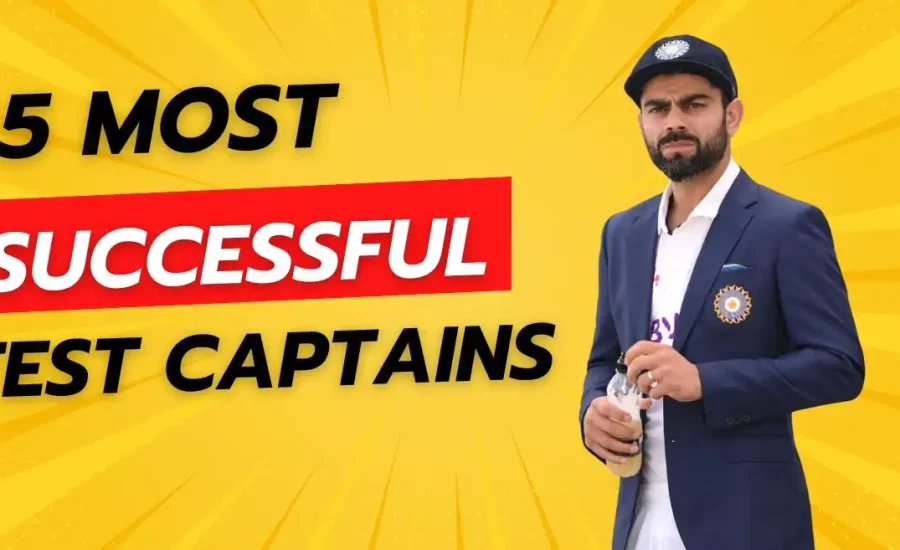 Top 5 most successful captains in Test cricket ft. Virat Kohli