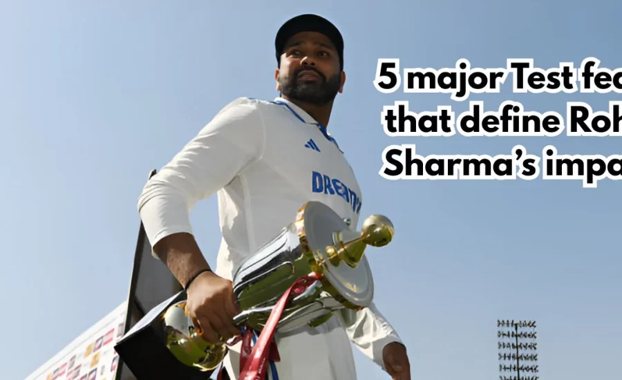 5 record-breaking achievements by Rohit Sharma in Test matches