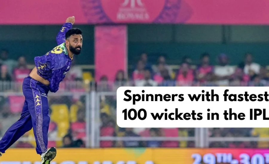 Top 5 fastest spinners to take 100 IPL wickets ft. Varun Chakaravarthy
