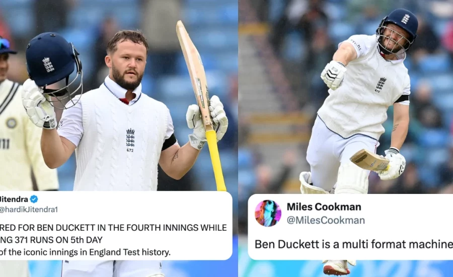 ENG vs IND: Fans react as Ben Duckett slams 4th innings century, England unleash Bazball at Headingley