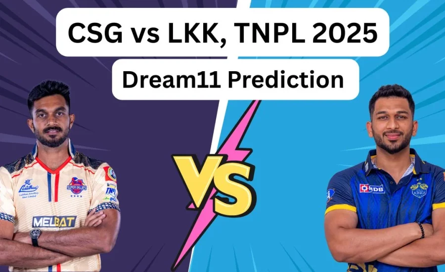 CSG vs LKK, TNPL 2025: Match Prediction, Dream11 Team, Fantasy Tips & Pitch Report | Chepauk Super Gillies vs Lyca Kovai Kings