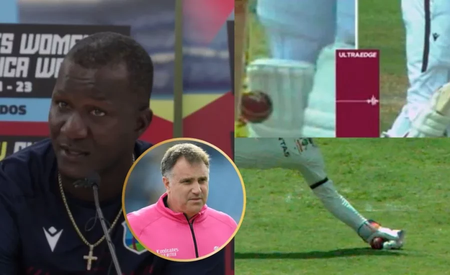 WI vs AUS: Daren Sammy lashes out at umpire Holdstock’s controversial calls during the tense Bridgetown Test