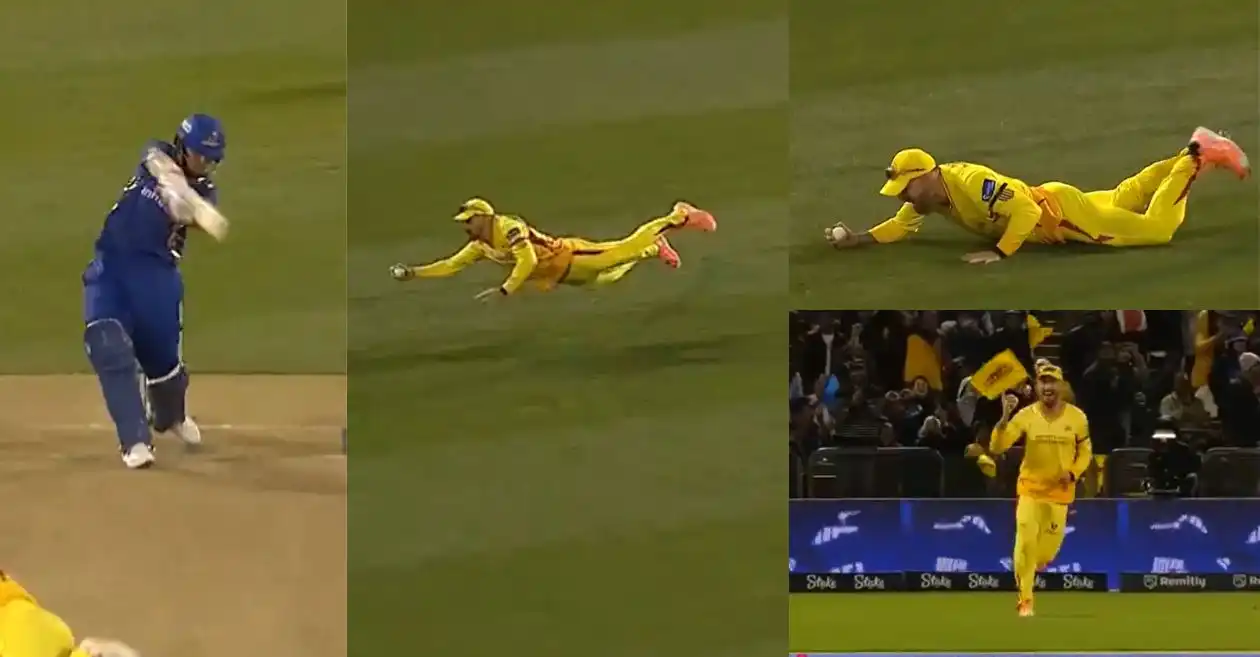 Faf du Plessis defies age with stunning one-handed catch to dismiss Michael Bracewell in MLC 2025