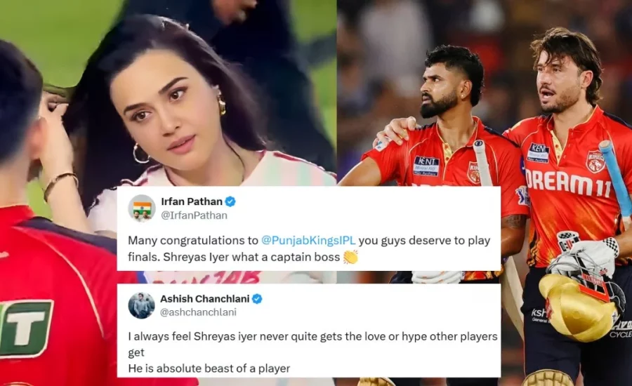 Fans celebrate as captain Shreyas Iyer takes Preity Zinta’s Punjab Kings into IPL 2025 final after win over Mumbai Indians
