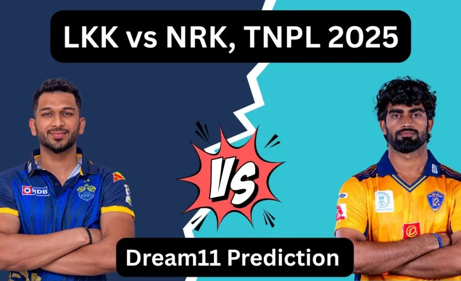 LKK vs NRK, TNPL 2025: Match Prediction, Dream11 Team, Fantasy Tips & Pitch Report | Lyca Kovai Kings vs Nellai Royal Kings