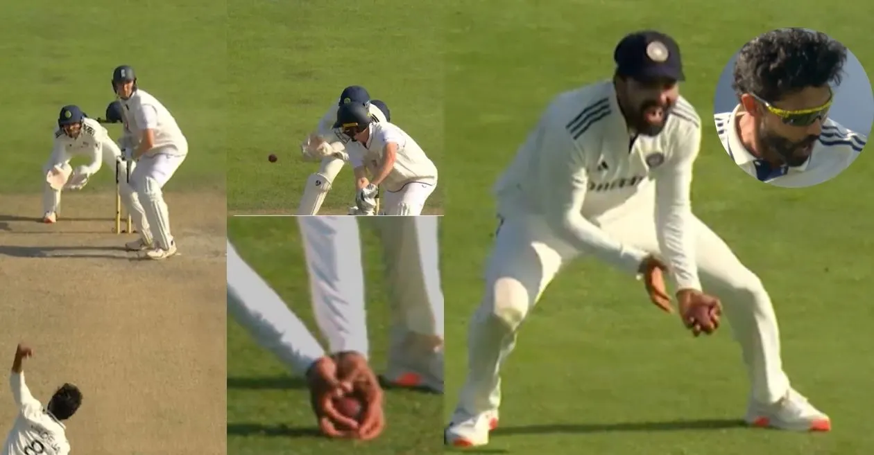 ENG vs IND : No-ball drama favours Ravindra Jadeja as KL Rahul grabs a blinder to dismiss Zak Crawley in Manchester Test