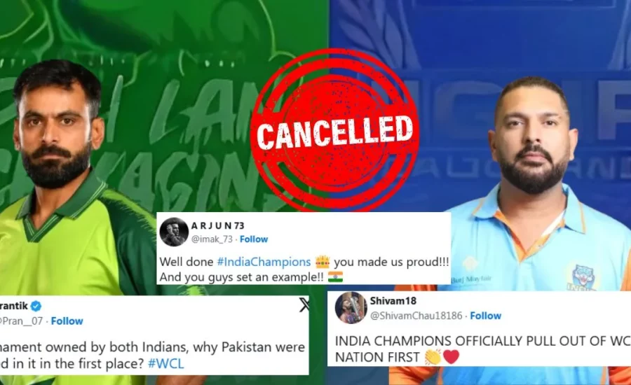 WCL 2025: Fans applaud India Champions for withdrawing from the semi-final match against Pakistan