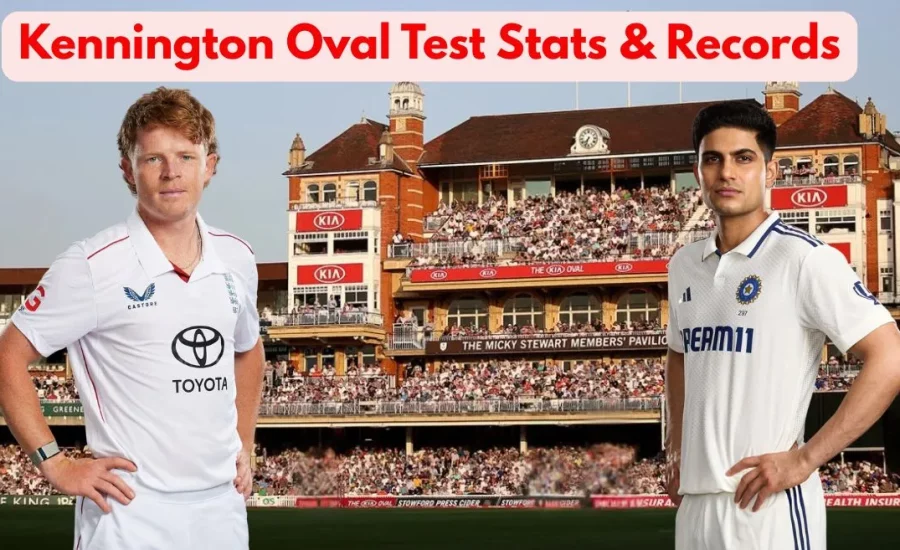 England vs India 2025: Test Stats and Records at The Oval, London