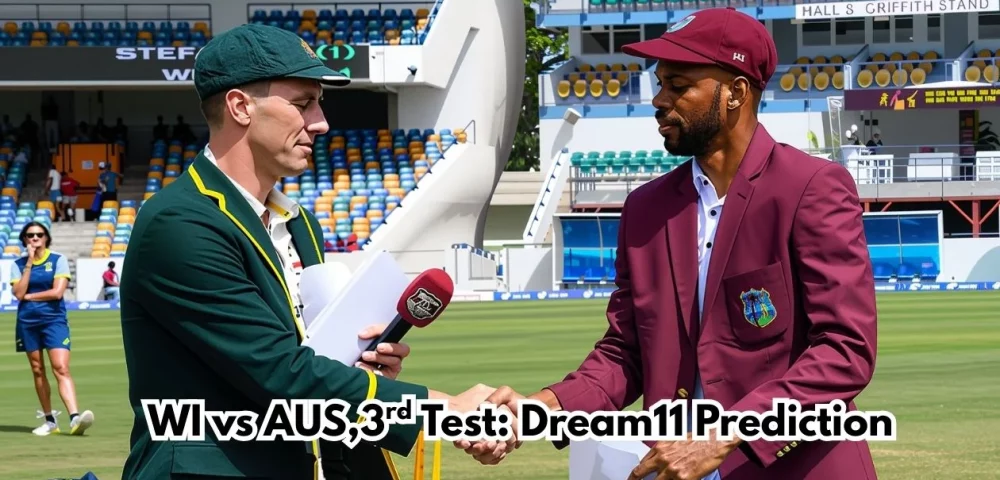 WI vs AUS 2025, 3rd Test: Match Prediction, Dream11 Team, Fantasy Tips and Pitch Report | West Indies vs Australia