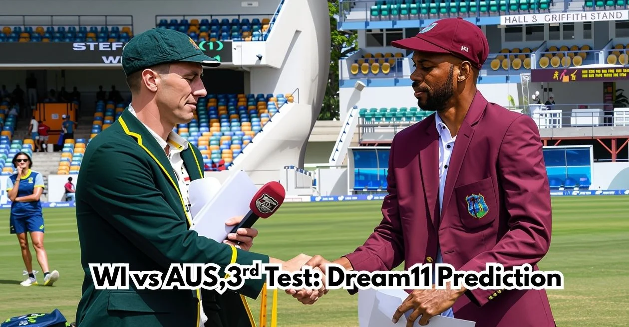 WI vs AUS 2025, 3rd Test: Match Prediction, Dream11 Team, Fantasy Tips and Pitch Report | West Indies vs Australia
