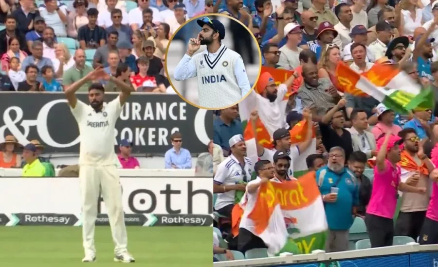 ENG vs IND : Mohammed Siraj turns into Virat Kohli; fires up crowd with passionate appeal
