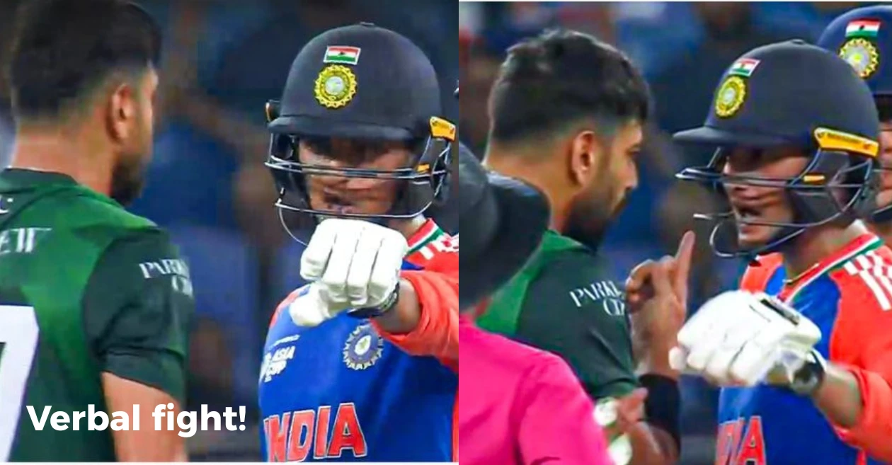 Abhishek Sharma and Haris Rauf engage in heated altercation during IND vs PAK Super 4s Asia Cup 2025 clash