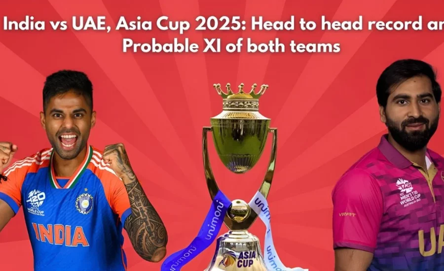 India vs UAE, Asia Cup 2025: Head to head record and Probable XI of both teams
