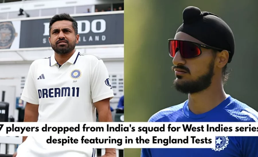 7 players dropped from India’s squad for West Indies series despite featuring in the England Tests