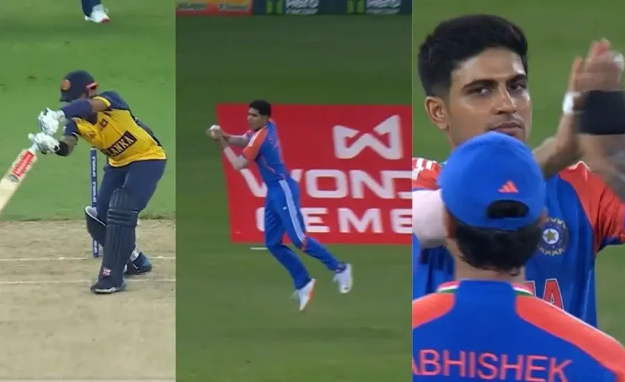 Asia Cup 2025 : Shubman Gill takes a sharp catch to dismiss Kusal Mendis on golden duck in IND vs SL Super 4 clash