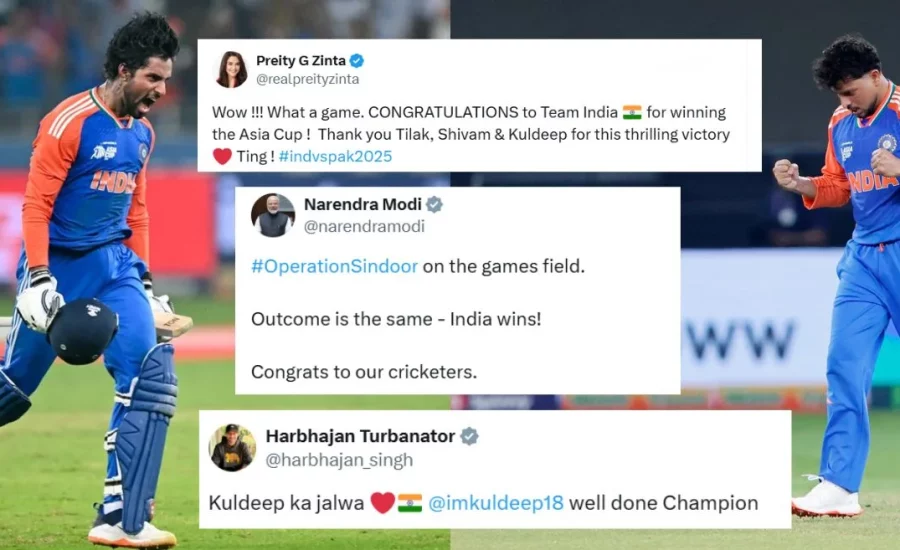 PM Modi and fans erupt as Tilak Varma and Kuldeep Yadav lead India to Asia Cup 2025 glory in a nail-biting final clash vs Pakistan