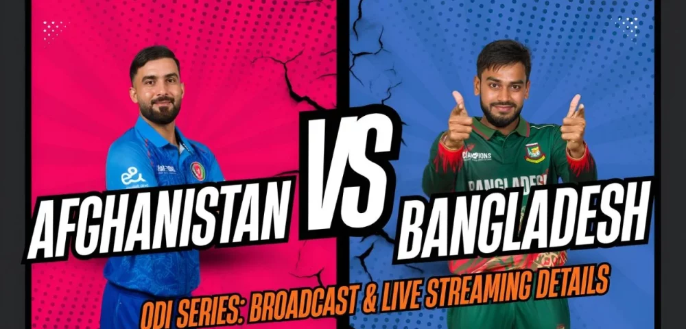 AFG vs BAN 2025, ODI Series: Broadcast & Live Streaming Details – When and Where to watch in India, Pakistan, Afghanistan, Bangladesh and Rest of the World