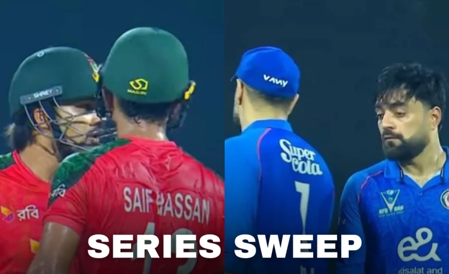 Saif Hassan’s explosive knock guides Bangladesh to 6-wicket win and series sweep over Afghanistan