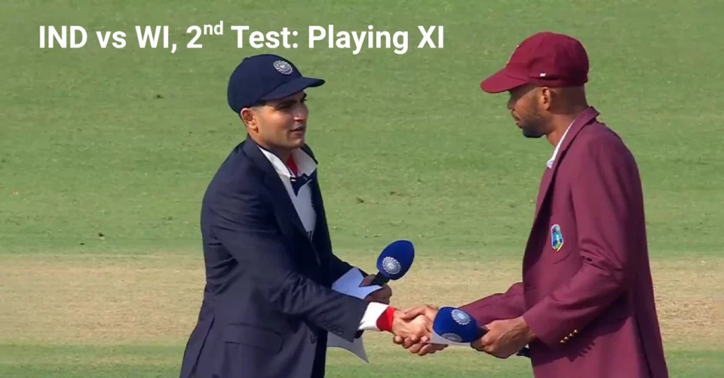 IND vs WI, 2nd Test: West Indies make two changes to their playing XI, India remain unchanged