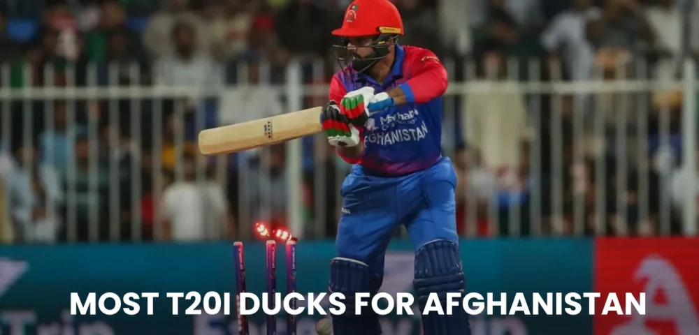 List of players with most T20I ducks for Afghanistan ft. Mohammad Nabi