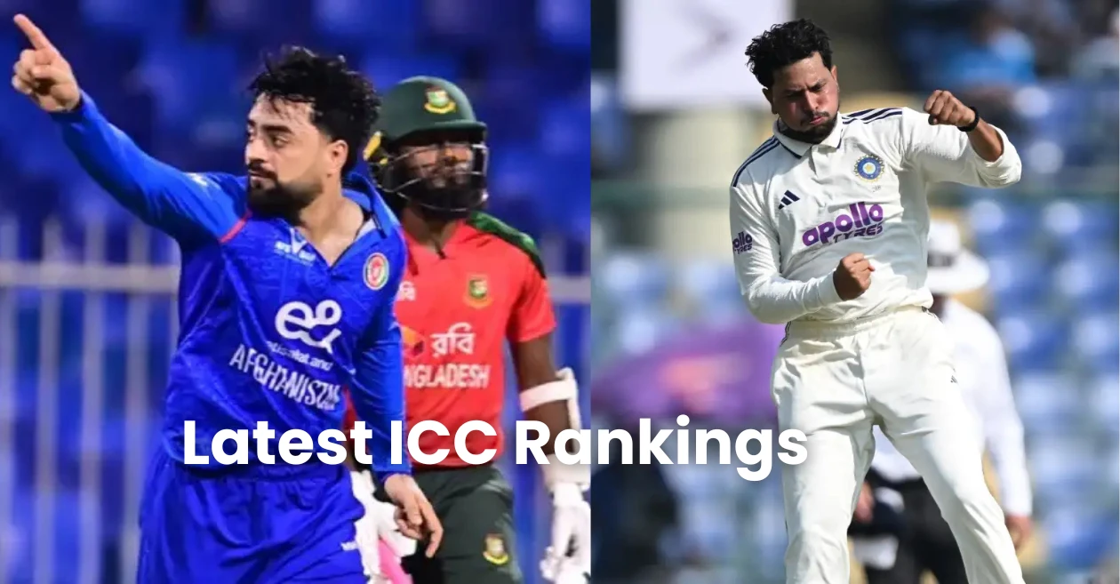Rashid Khan reclaims ICC No. 1 ODI bowling spot; Kuldeep Yadav achieves career-best Test rankings